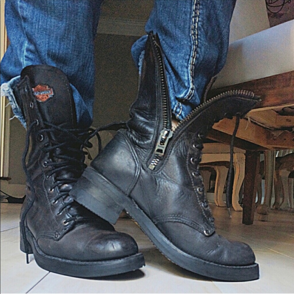 Harley Davidson Combat Boots 8.5